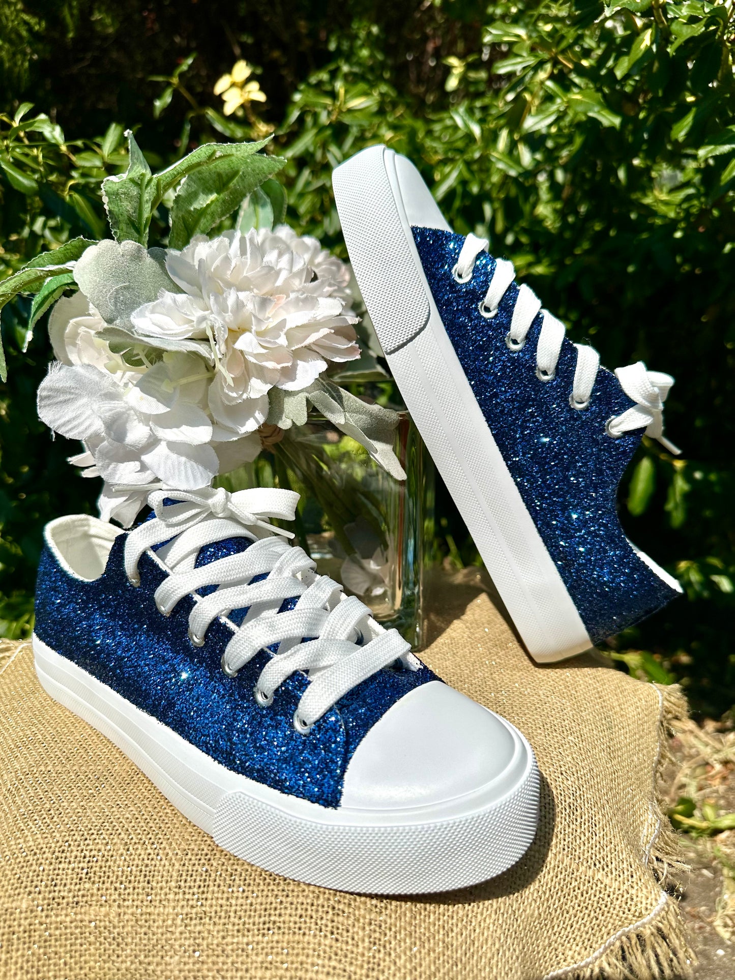 Navy Blue Wedding Sneakers