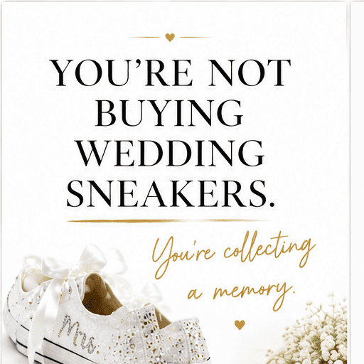 You're Not Buying Wedding Shoes. You're Collecting a Memory.