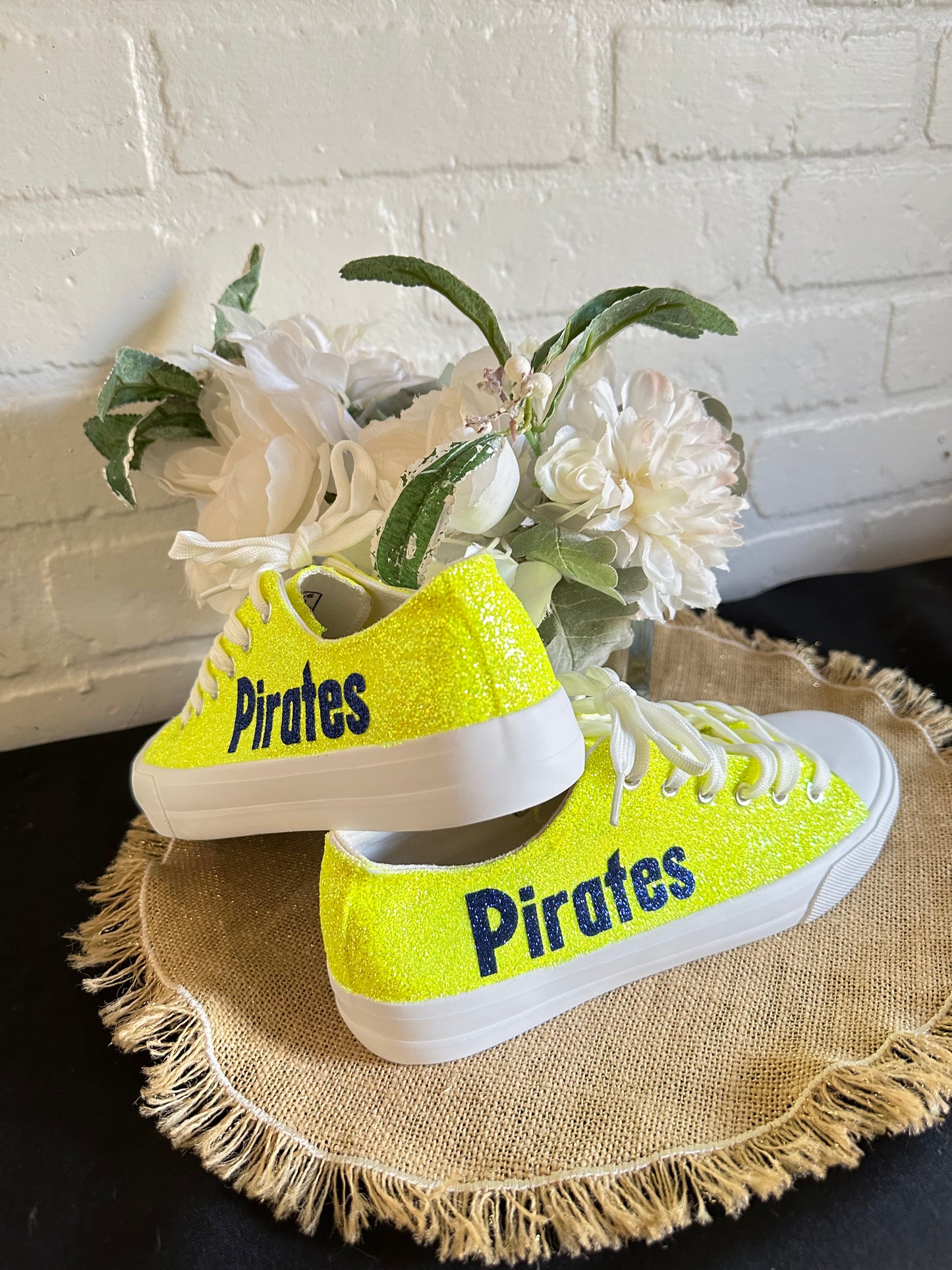 Sunshine Yellow Glitter Sneakers