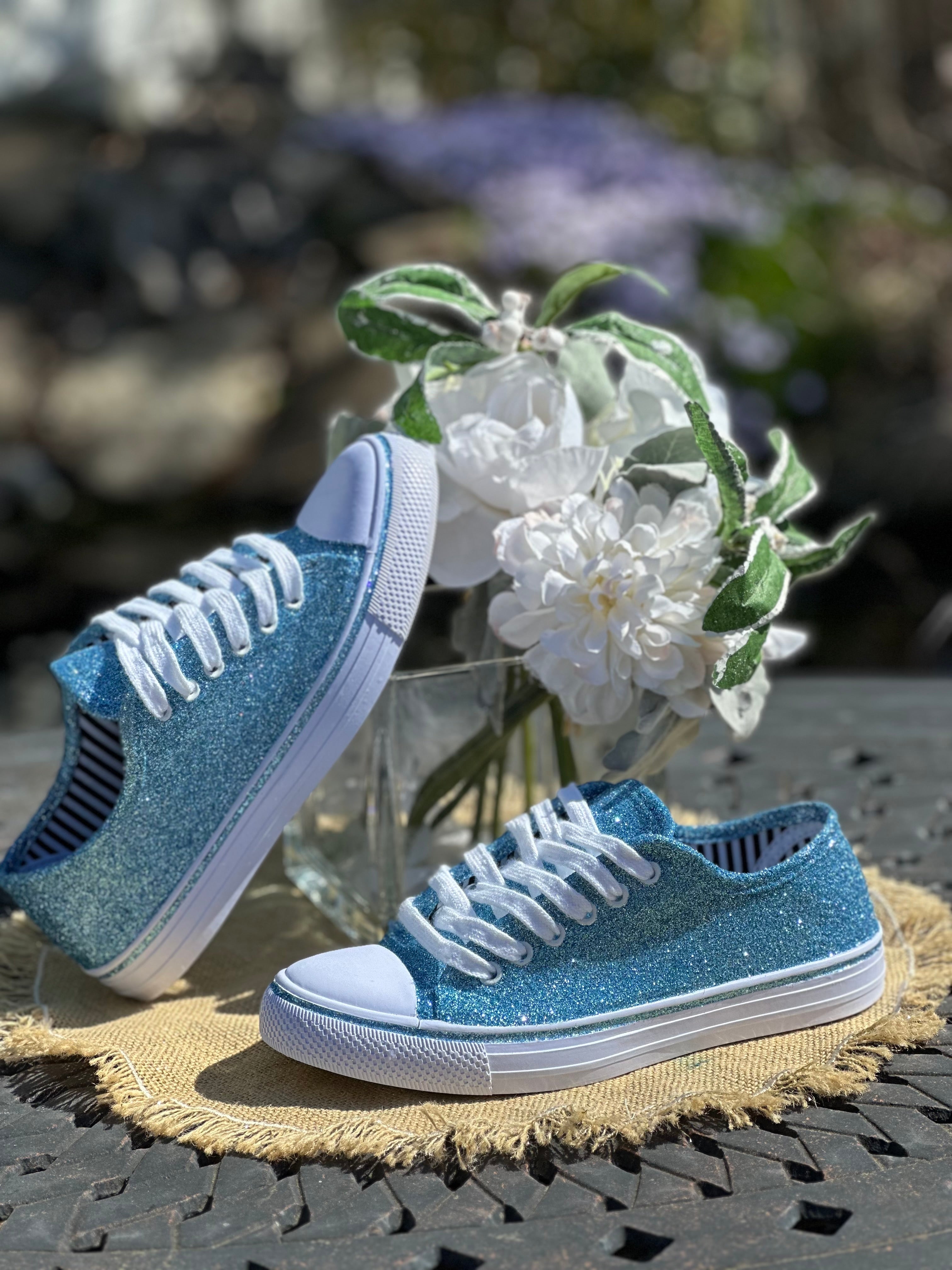 Sunny Sneakers - Light Blue Iridescent main image 1