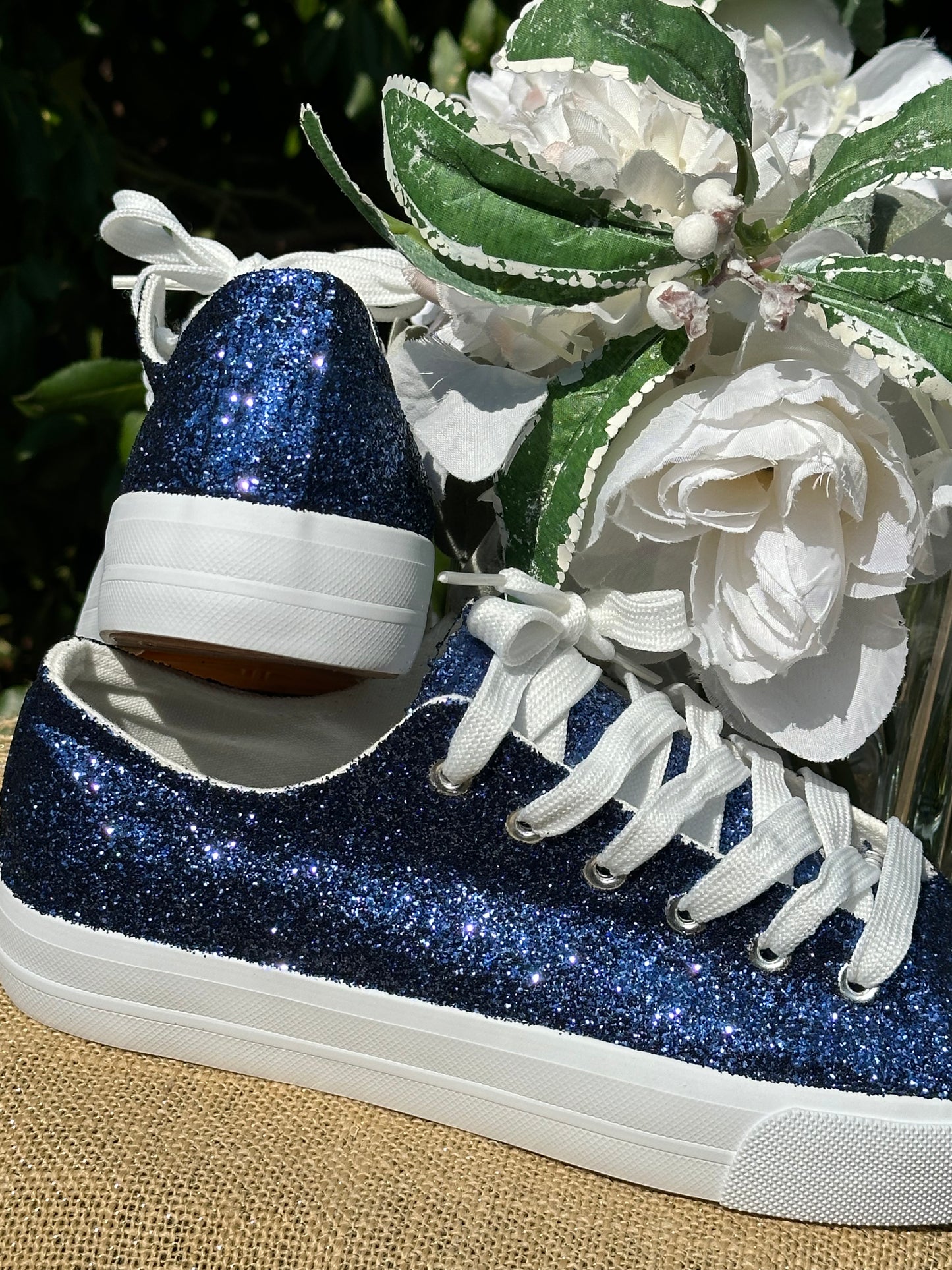 Navy Blue Wedding Sneakers