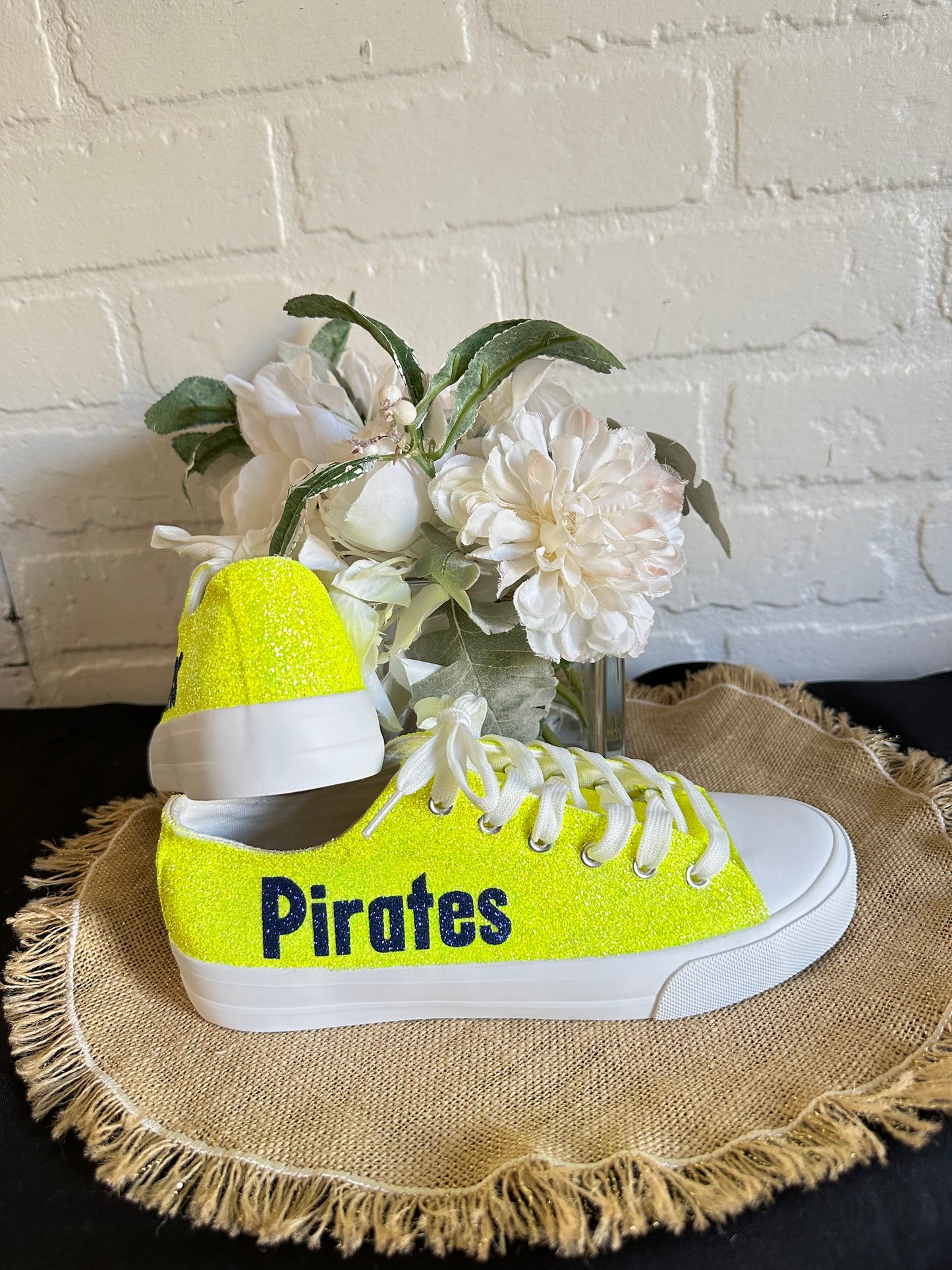 Sunshine Yellow Glitter Sneakers