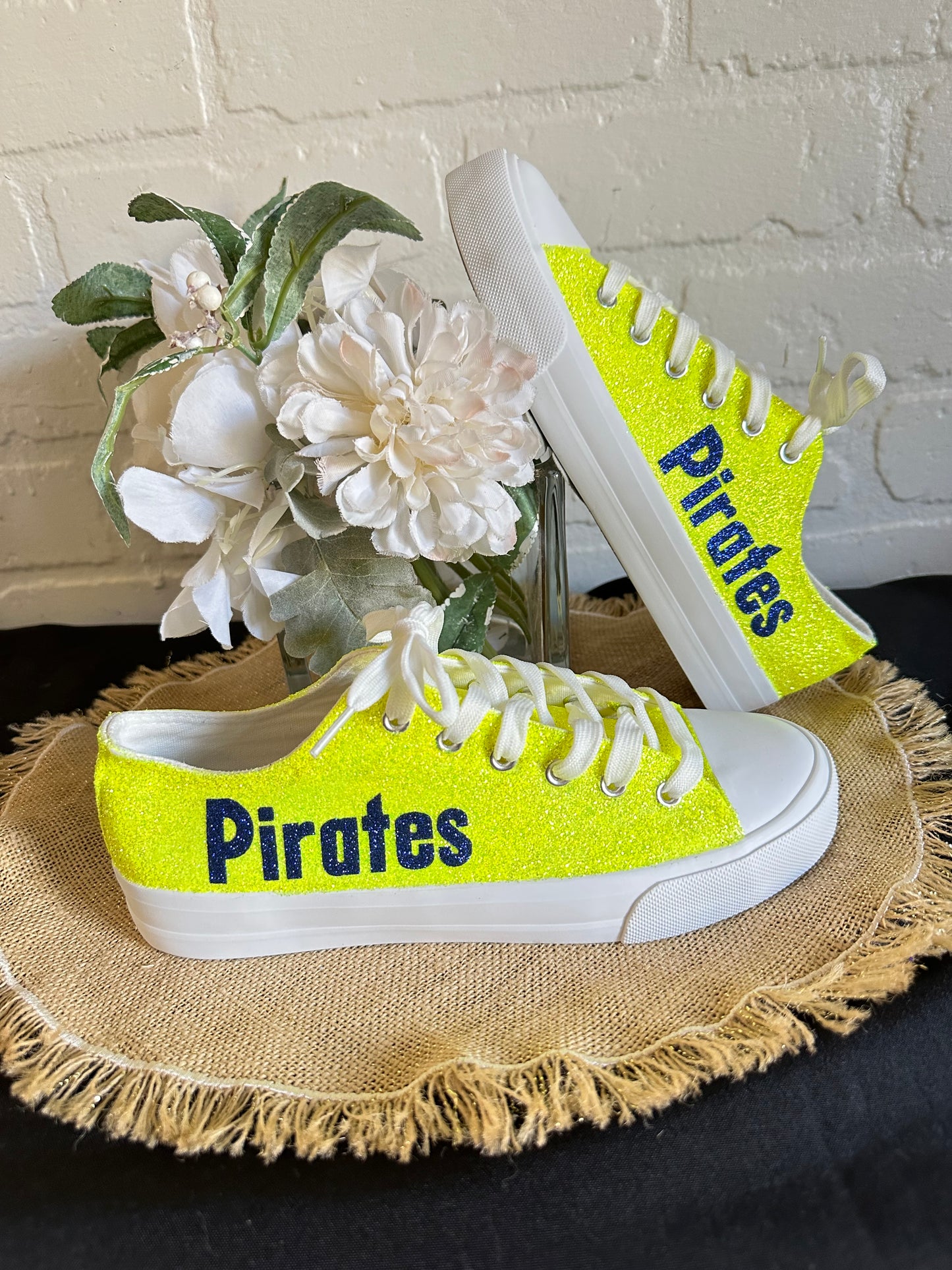 Sunshine Yellow Glitter Sneakers