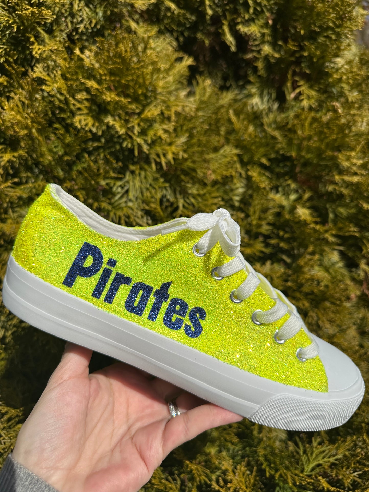 Sunshine Yellow Glitter Sneakers