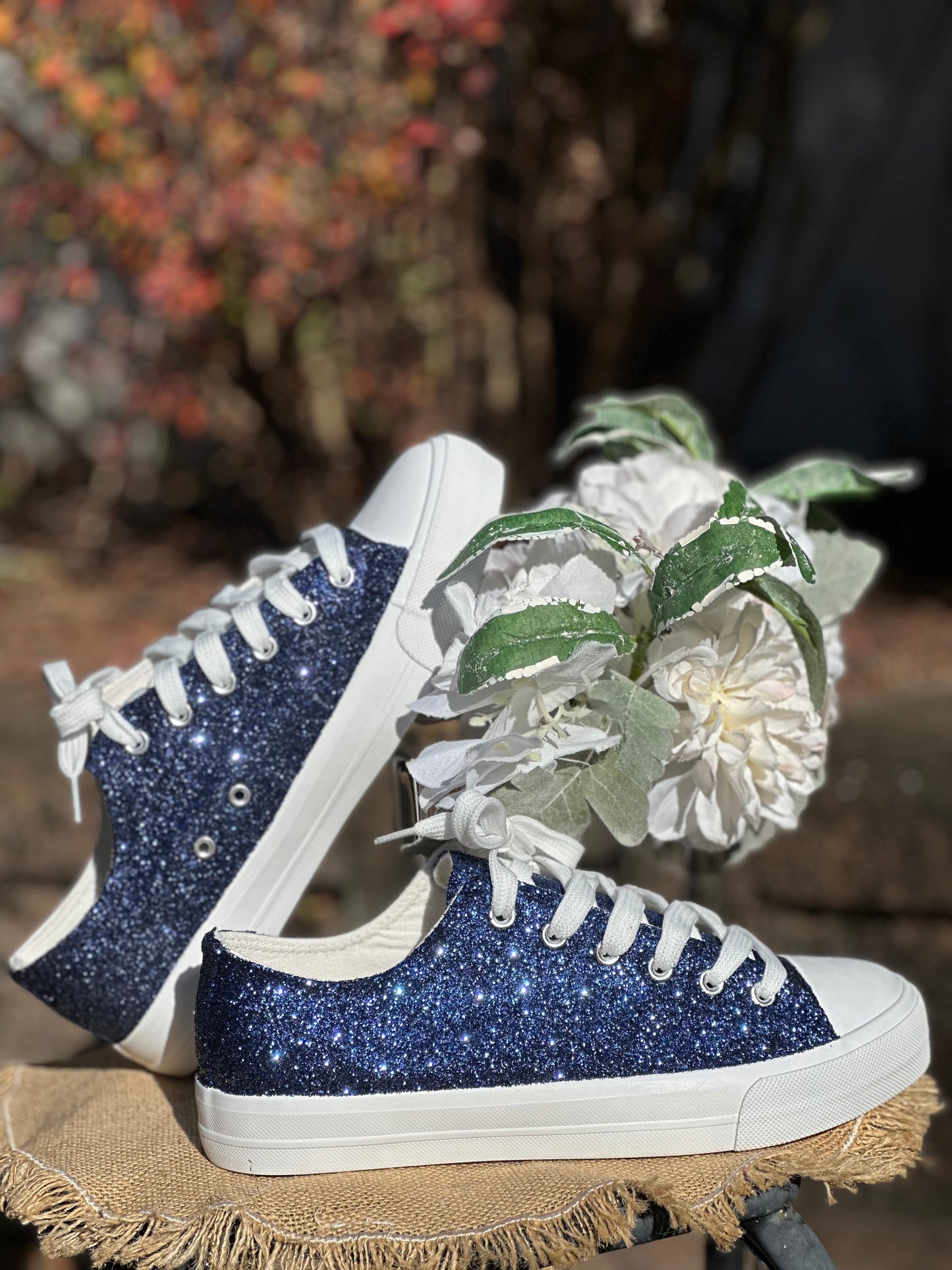 Navy Blue Wedding Sneakers