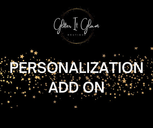 Personalization Add-On To Existing Order