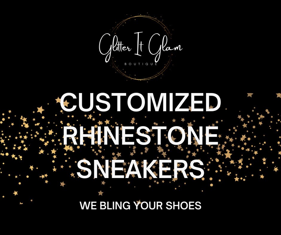 Custom Rhinestone fee to send me your own new sneakers